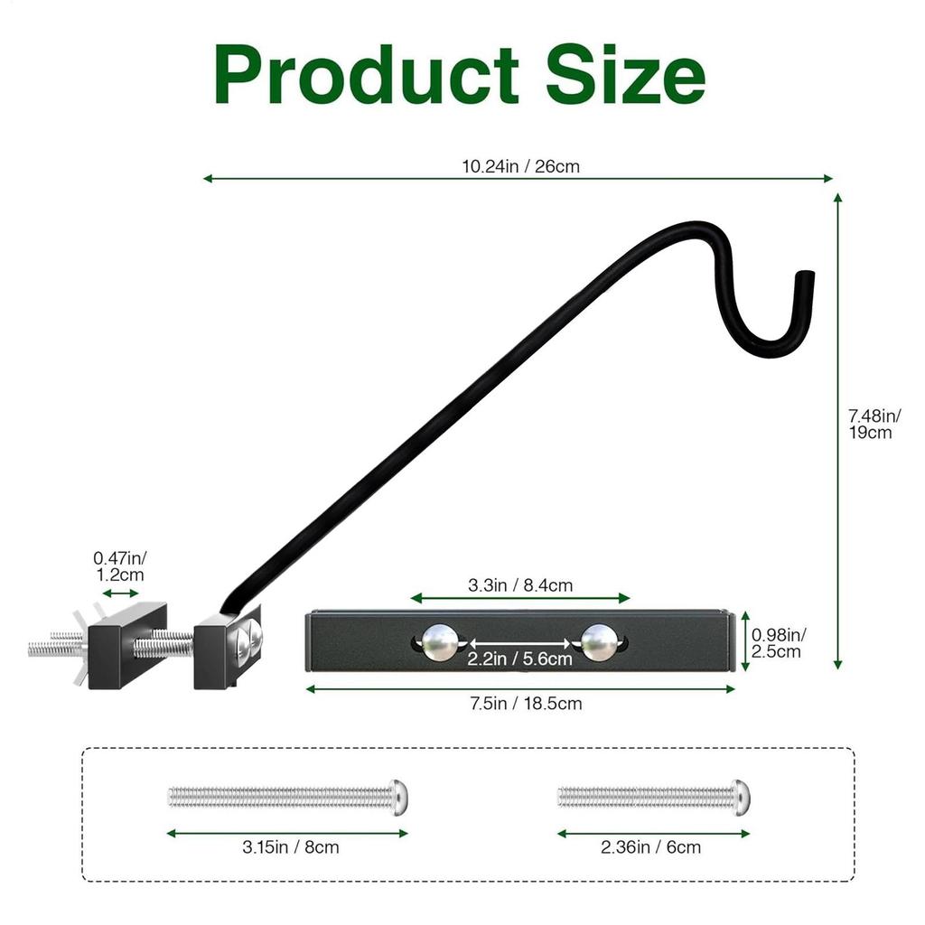 Подвеска для кормушки для птиц на террасу, вращающийся крюк для подвешивания кашпо, поворотная подвеска для кашпо и кормушки для патио, сада, двора, для подвешивания растений