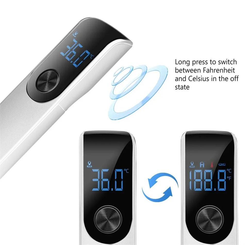 Мини портативный цифровой инфракрасный термометр для детей и взрослых, бесконтактный лобный термометр, быстрый температурный термометр