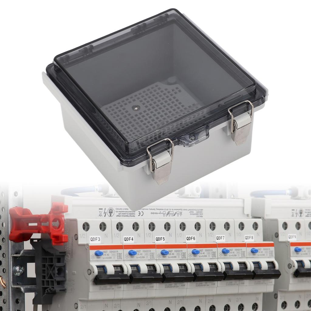 Junction Box Electrical Case ABS IP67 Waterproof 150x150x90mm Power Enclosure for Outdoor