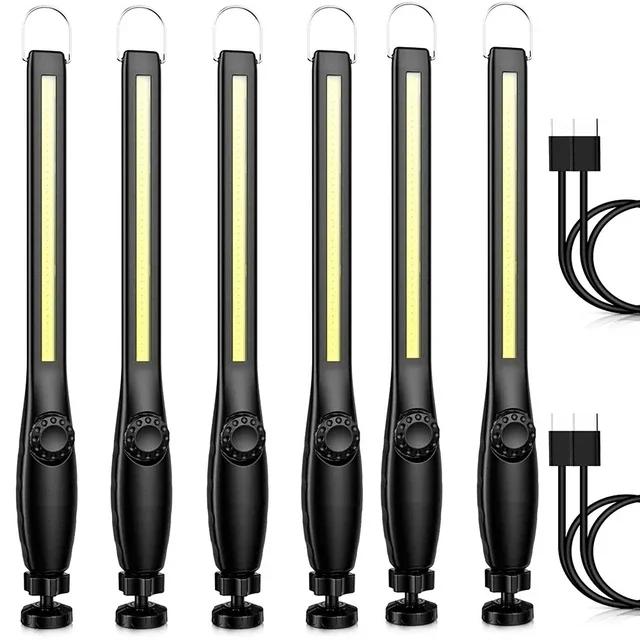 1-10 шт COB светодиодный фонарик магнитный рабочий фонарь USB перезаряжаемый фонарь портативный фонарь инспекционный фонарь кемпинговый автомобиль ремонтная лампа