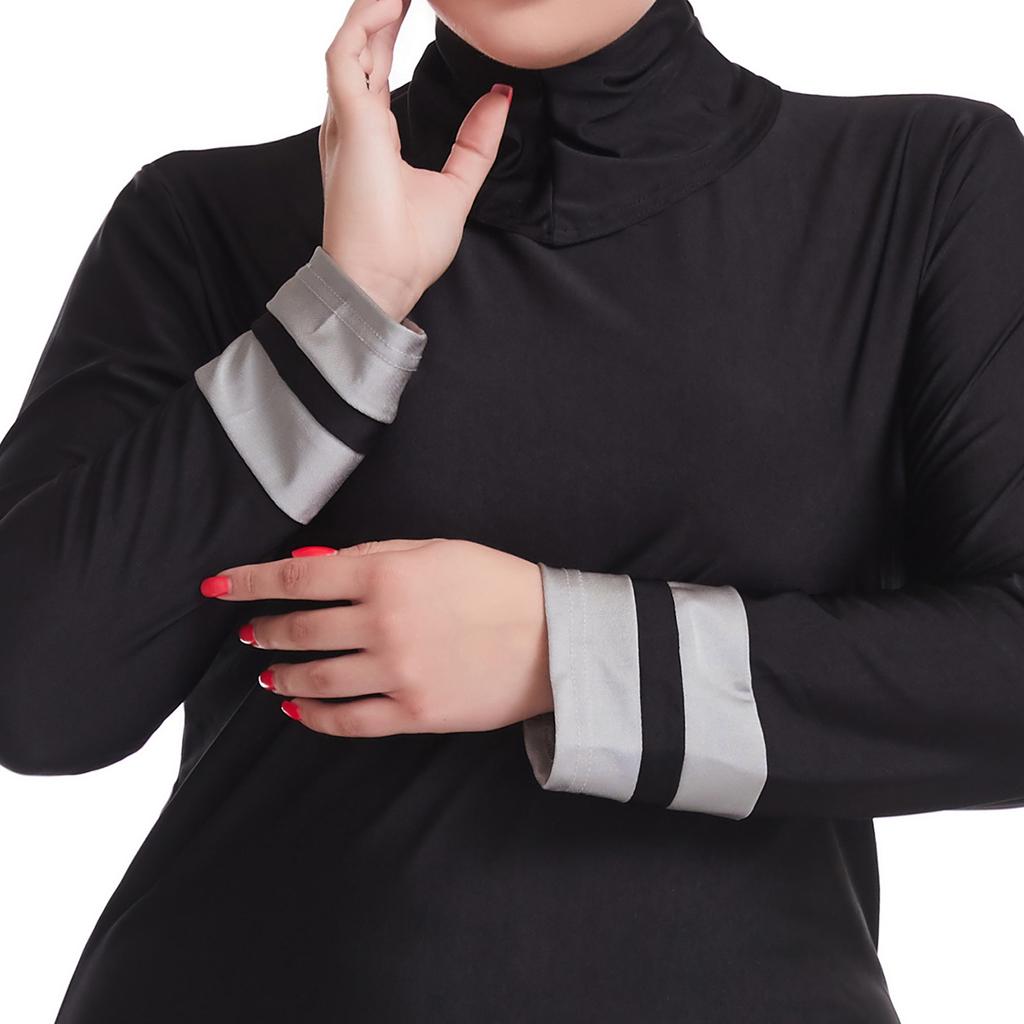 Women Muslim Plus-Size Muslimah Swimwear Tankinis Full Coverage Swimsuit Women Swimming Suit Highly Elastic Comfortable 3 Pieces Beachwear XL-6XL