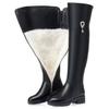 Thigh High Genuine Leather Boots Women Winter Women Long Boots Large Size Wool Warm Over The Knee Boots Ladies