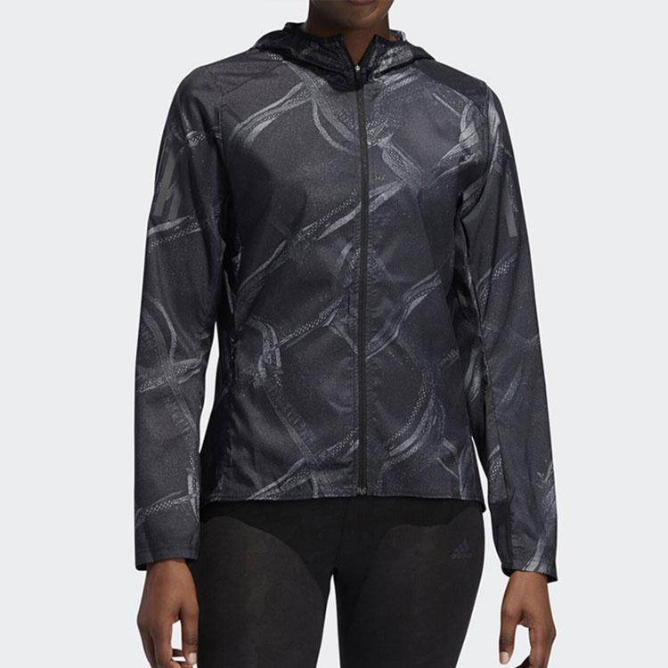 (WMNS) adidas Training Sports Hooded Jacket Black Women's DW5960