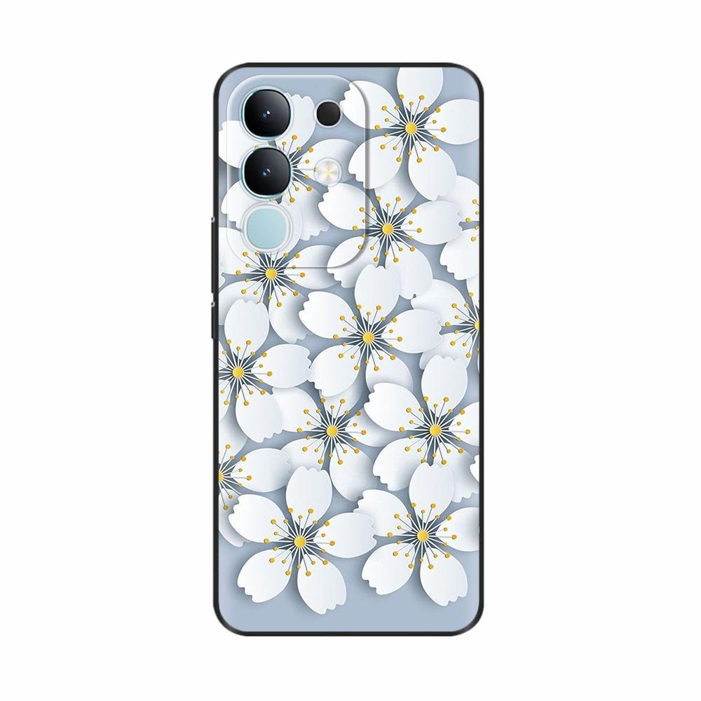 Чехол для телефона Vivo Y29 4G Чехол Мягкий Силикон ТПУ Защитная Задняя Крышка Для Vivo Y300t 5G Чехол для Vivo T4X 5G Ободок Бампер Сумки