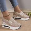 Women's Summer Loafers Luxury Platform Vulcanized Tennis Casual Sneakers For Women Trends 2024 Comfortable Outdoor Fashion Shoes