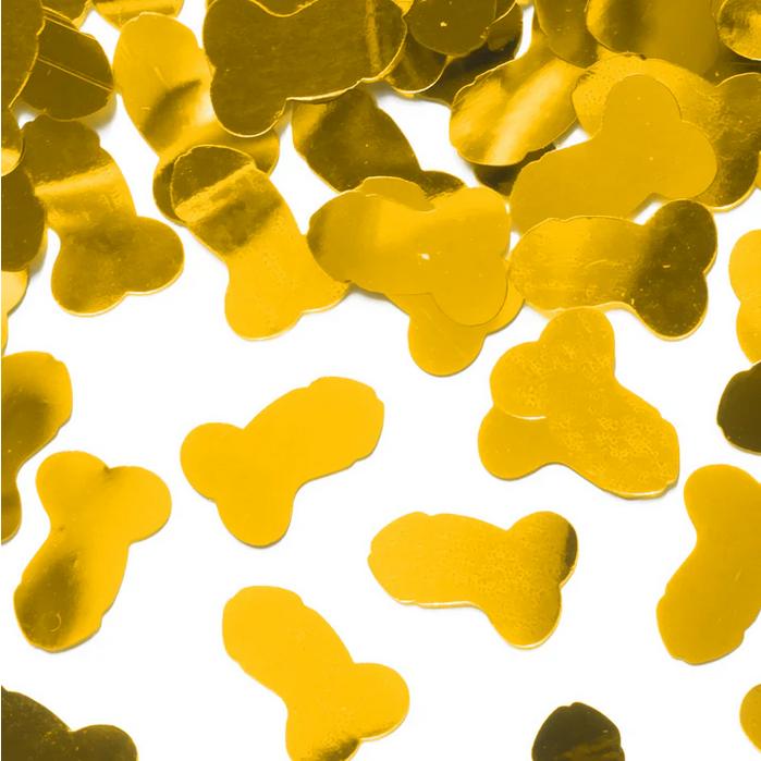 Golden Penis Foil Confetti Bachelorette Party 15G