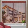 Summer Mosquito Screens Net Self-adhesive Window Screen Door Curtain Velcro Removable Household Decorative Curtain Zipper Opening
