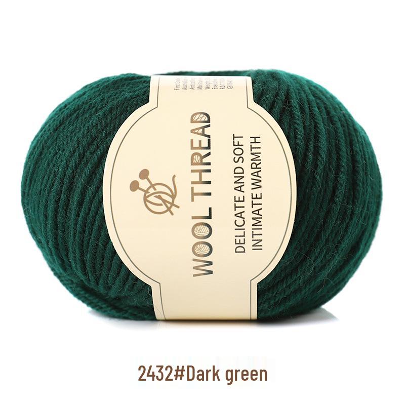 Пряжа из кашемировой шерсти средней толщины для вязания вручную детских шарфов и свитеров, со спицами.