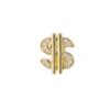 HIPHOP Gold Single Tooth Cap Fashion Body Jewelry with USD Dollar Plated Hip Hop Style