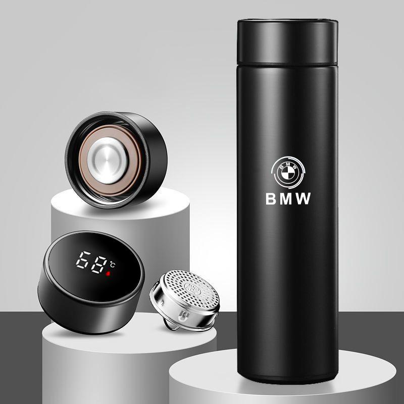 Stainless Steel Car Insulated Cup Portable Coffee Mug For BMW 50th Series i4 G07 G06 G05 G02 G01 F48 F39 G42 G30 G20 G26 F01 F02