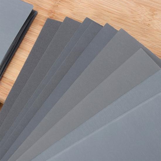 Набор для полировки автомобильных фар Влажная наждачная бумага Различная зернистость Сухая наждачная бумага