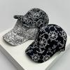 Новые мужские женские snapback кепки с принтом в стиле хип-хоп граффити, выцветшие, с козырьком от солнца, универсальные модные бейсболки, корейские уличные, дышащие