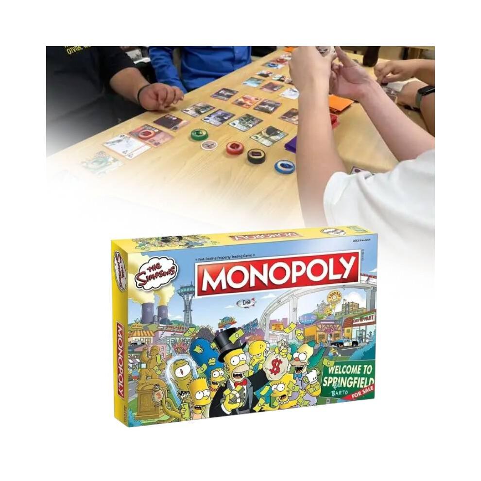 The Monopoly Simpsons Collectors Edition Board Game Cards Party Gifts Family