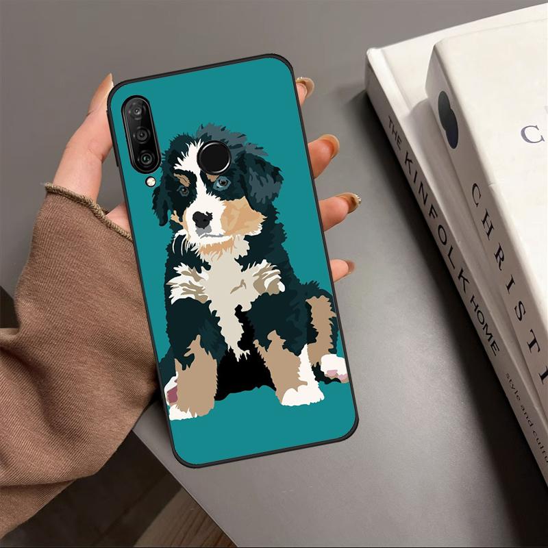 Бернский зенненхунд Для Huawei P20 P40 Lite P60 P30 Pro Nova 5T 9 10 SE 12s 12i 11i Y90 Y70 Y60 Y61 Y91 Y72 Чехол
