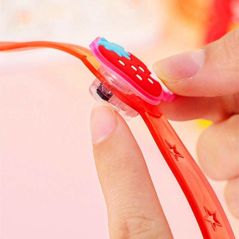 6PCS Kids Birthday Party Supplies LED Cartoon Light Up Watch Toys Boys Girls Wedding Guest Souvenirs Christmas Party Gifts Pinata