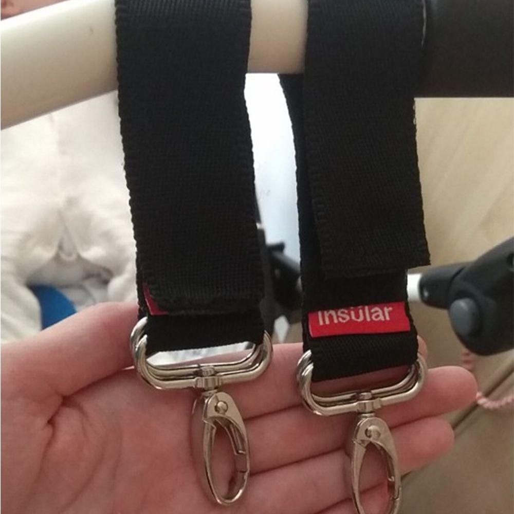 Nylon Hanger Straps 360 Degrees Stroller Hook Stroller Accessories Diaper Bag Hanger Pushchair Clip