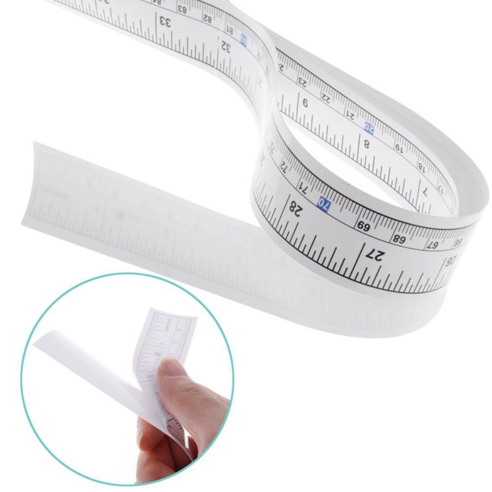 20 Pcs Lightweight Sewing Machine Sticker 90cm Vinyl Ruler Durable Measure Tape Workbench