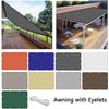Made To Measure Awning With Eyelets 1 X 2 M Canvas With Eyelets In Many Colours, Shade Net Including Mounting Ropes, Waterproof For Garden