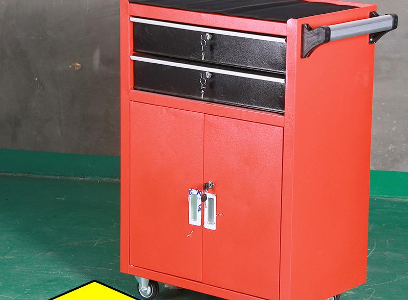 Cold Rolled Steel Mobile Tool Cabinet with Drawers for Workshops