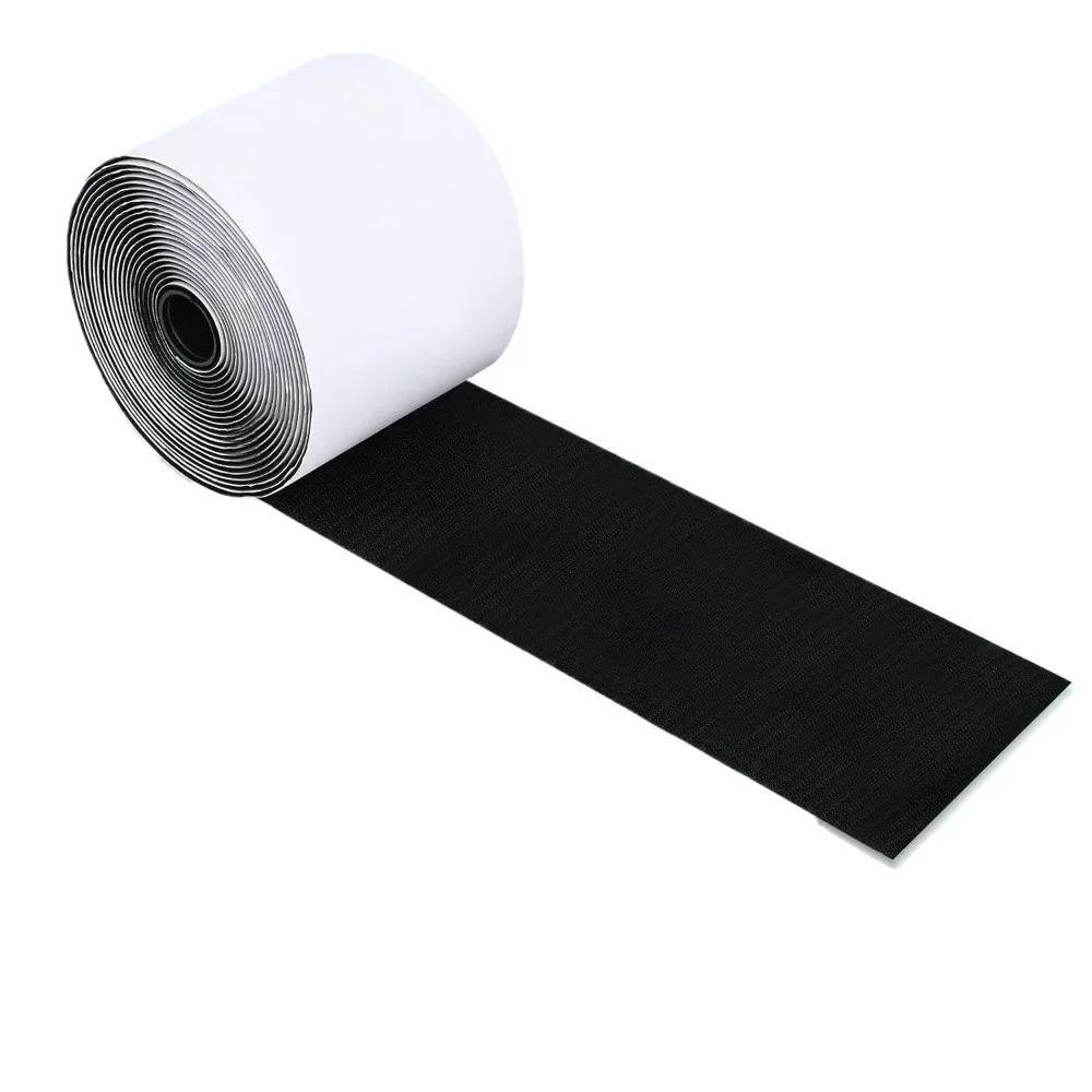 1pc 10cm/3.94in Strong Self-adhesive Fastener Tape 11CM X 2M Hook and Loop Back Nylon Sticker Adhesive Tape