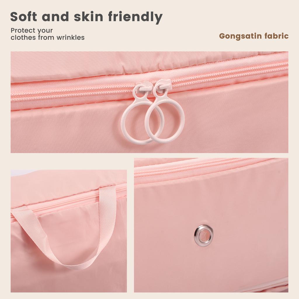 Compression Packing Bag Clothes Quilts Storage Bag Dustproof Portable Travel Moving Luggage Organizer Foldable Suitcase