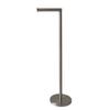 Toilet Paper Holder Stand Stainless Steel Rustproof Pedestal Lavatory Tissue Roll Holder Floor Stand Modern Brushed Finish