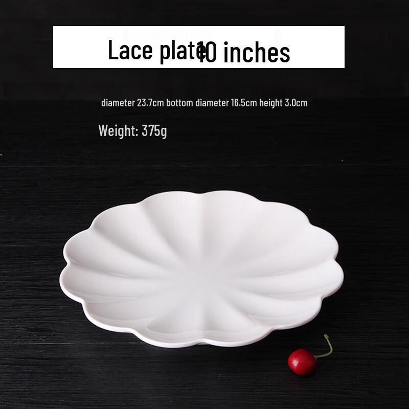 Qianxing A8 White Melamine Dinner Plates
