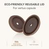 Food Grade Silicone Reusable Coffee Capsule Lid Easy Clean Reusable Capsule Lid  Daily Home Brewing