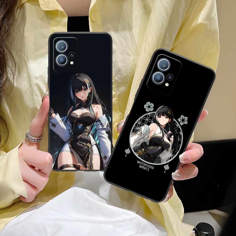 Wuthering Waves Baizhi Phone Case for Huawei P60 P50 P40 P30 P20 P10 P9 P8 Pro Lite Plus Soft TPU Shockproof Cover