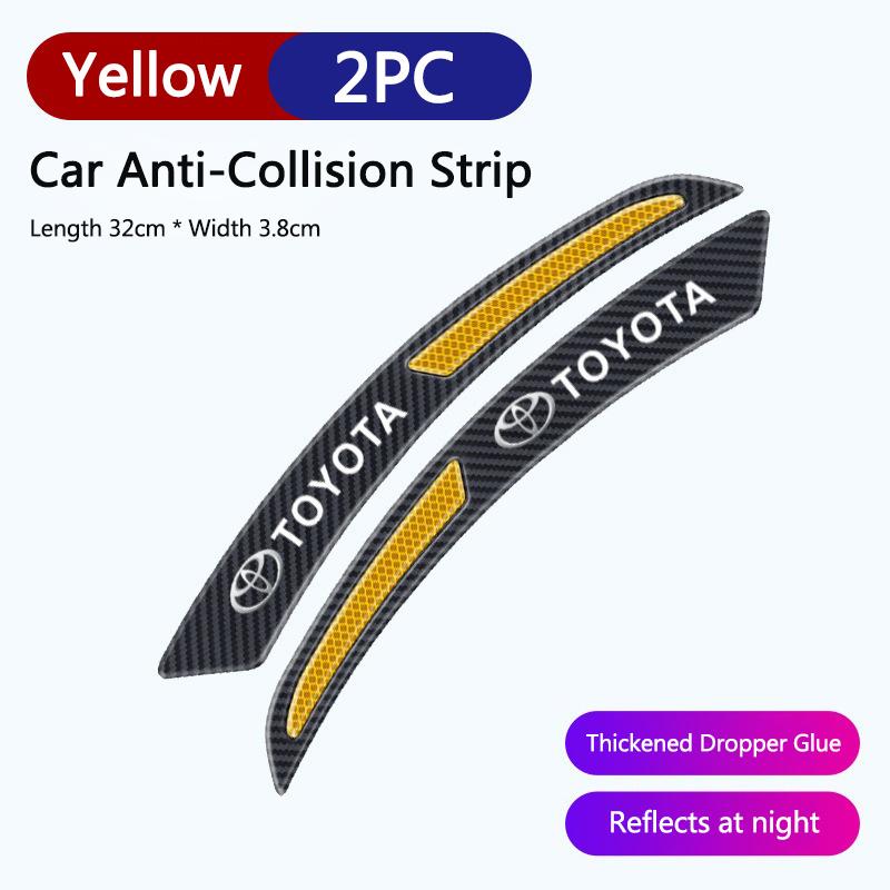 Carbon Fiber Car Fender Sticker Tire Guard Arch Trim NVCFDH5 Sticker For Toyota Gazoo Racing Corolla Yaris Chr Auris Rav4 Prado Avensis