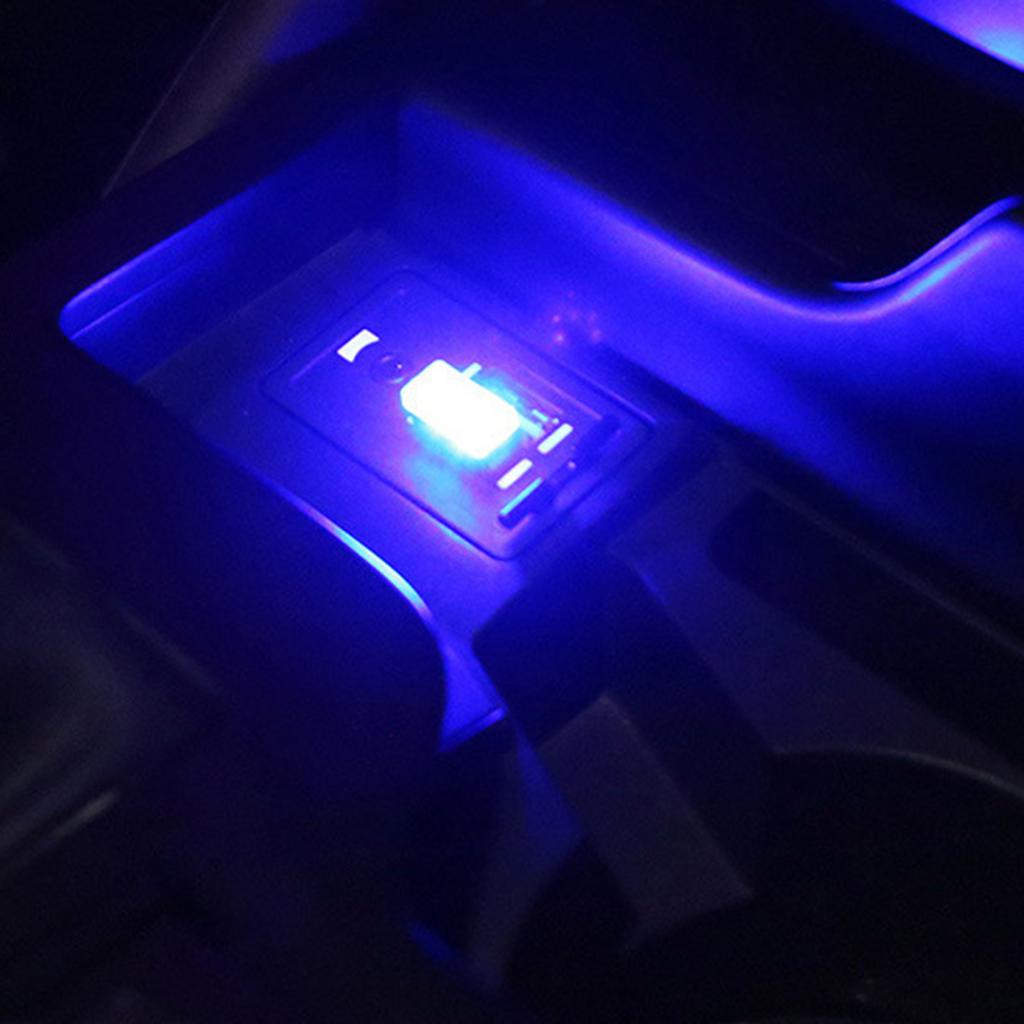 Yousheng Car Atmosphere Lights USB LED Ambient Lighting Plug-in USB Decor Night Light Universal Auto Interior Accessories
