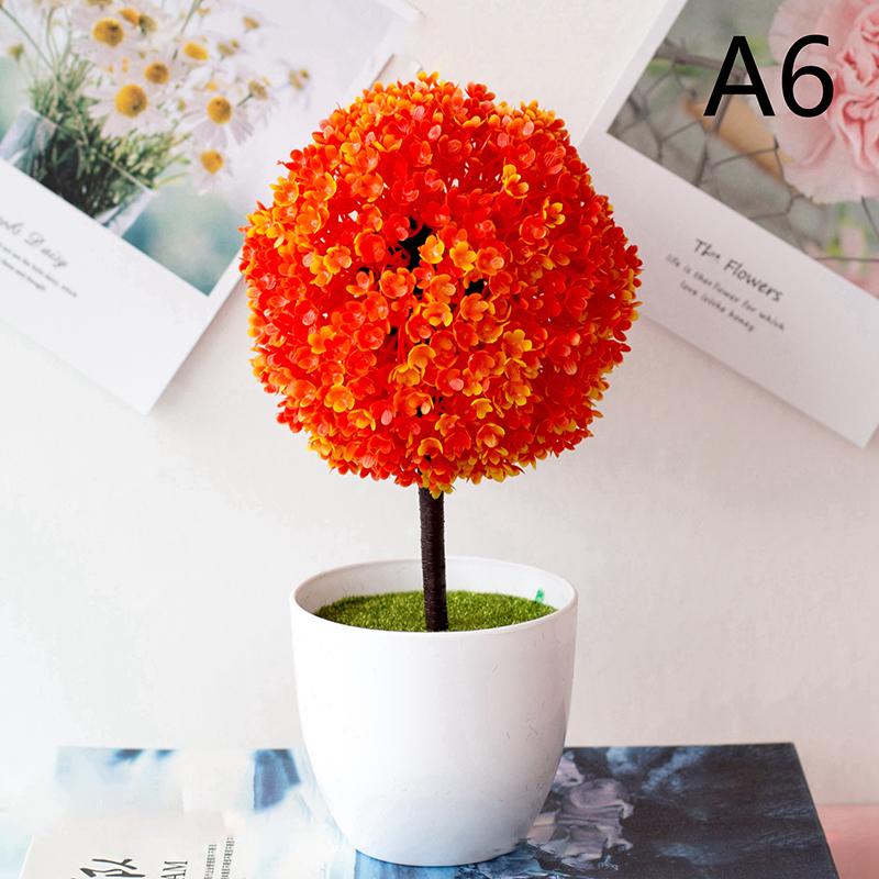 Искусственные растения в горшках, зеленый бонсай, маленькое дерево, травяные растения, горшок, орнамент, искусственные цветы для украшения дома, сада, свадьбы