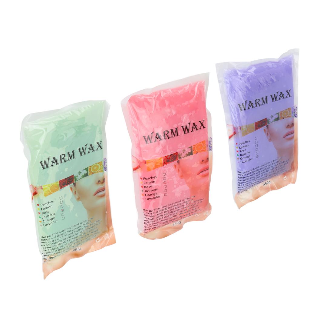 Парафиновый воск, 450 г, глубоко увлажняющие парафиновые шарики, блоки для рук, ног, сухая кожа, жесткие мышцы