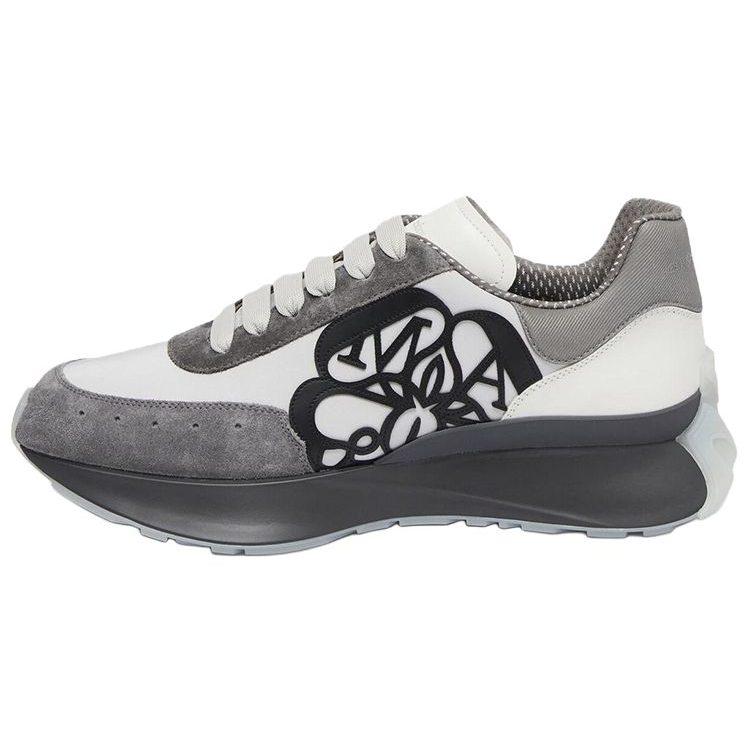 Alexander Mcqueen Спринтерская обувь Серая Белая 705071W4W118395