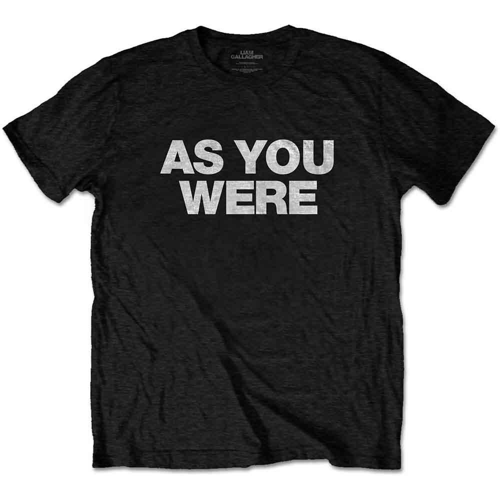 T-Shirt # S Unisex Black # As You Were