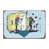 Gaston Goof Explosion Metal Sign Garage Personalized Pub Rusty Plaques Tin Sign Poster