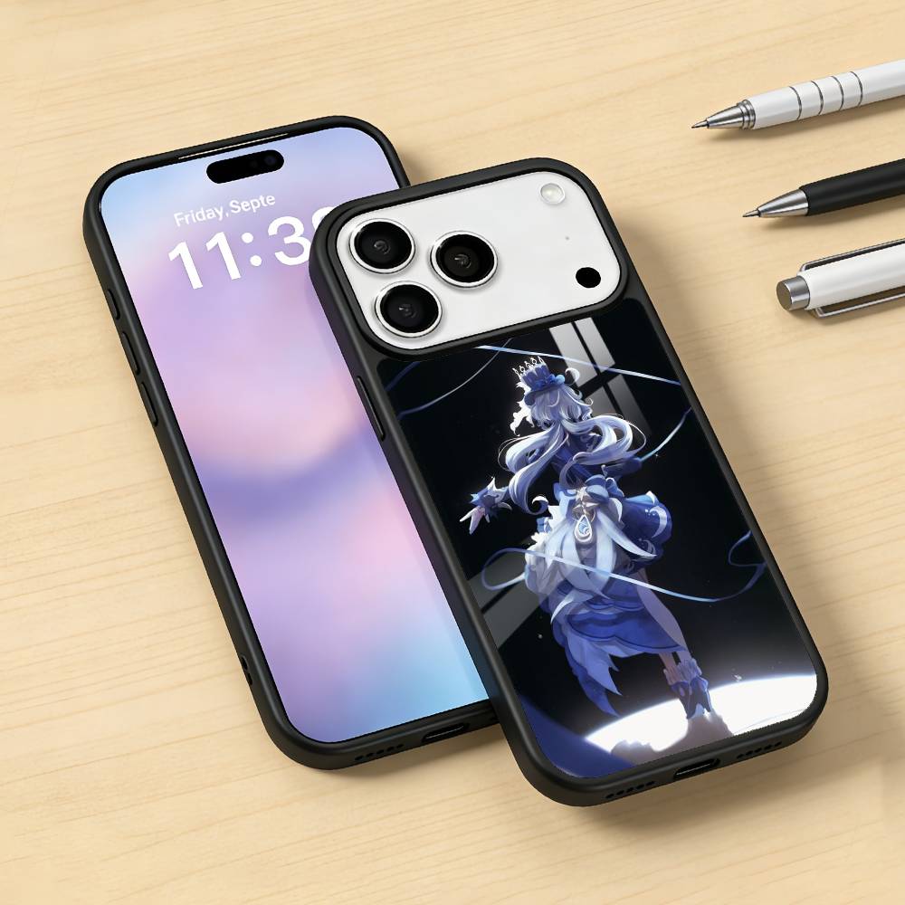 Чехол для телефона Furina G-Genshin Impact Для iPhone17,16,15,14,13,12,Pro,Max,Магнитный Для беспроводной зарядки Magsafe