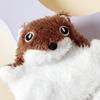 Плюшевая игрушка-белка с пищалкой, супермягкое чучело животного для кошек и собак, интерактивная жевательная игрушка для снятия скуки, милые подарки для любителей домашних животных (1-Pack)