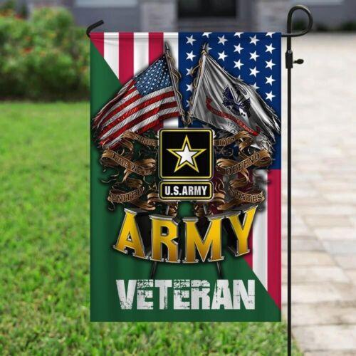 U.S.ARMY Veteran Garden ag, Double-Sided VVL YYX EEZ