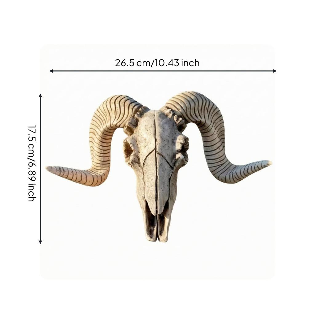 Resin Pickup Skull Wall Decoration Easy to Install for Living Room
