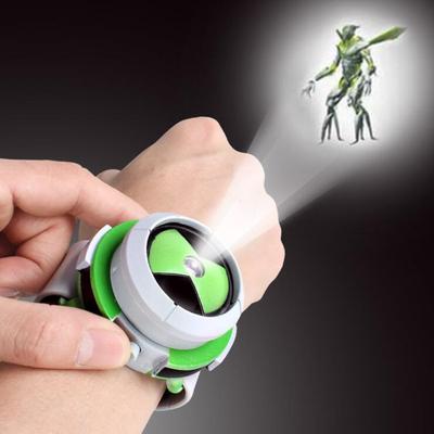 Часы BEN 10 Omnitrix, игрушки для детей, часы с проектором, оригинальные проектор Ben 10, игрушки средней поддержки