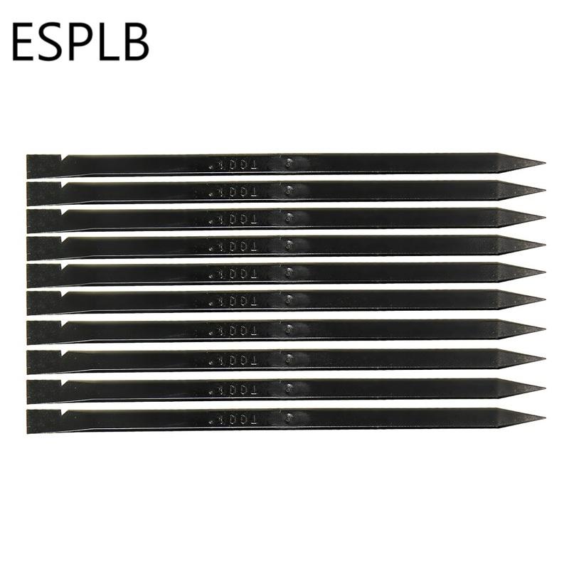 ESPLB 10pcs/Lot Black/Blue Anti-Static Plastic Spudger Opener Nylon Pry Opening Tools Kit for iPhone/iPad Tablets PC Repair