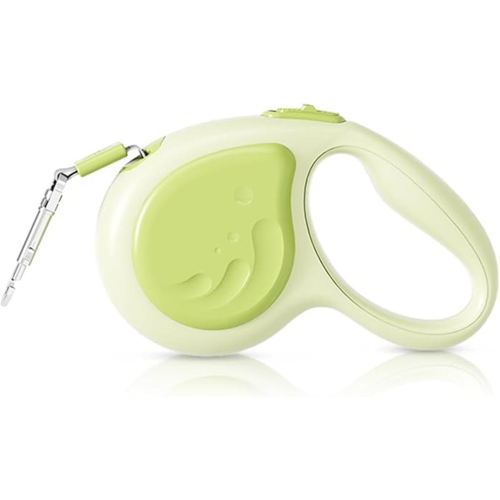 Retractable Dog Leash 5m Heavy Duty Nylon Tape 360° Tangle Free Dog Walking Leash One Touch Quick-Lock Braking Non-Slip Handle for All-Sized Dogs