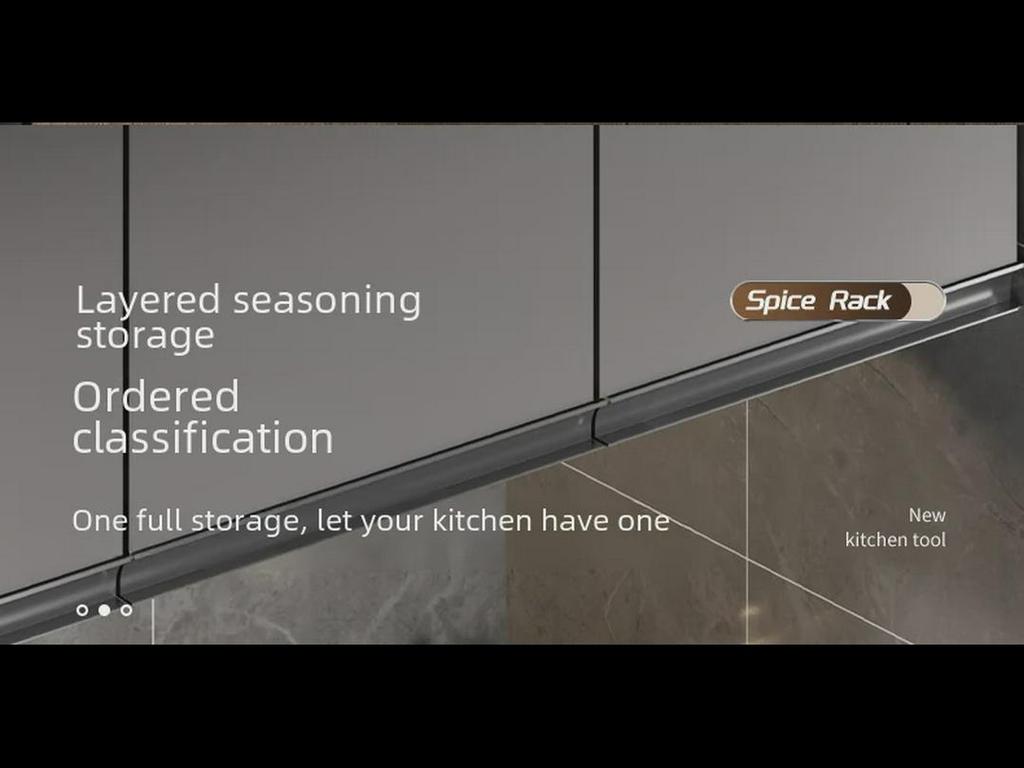 Multi-Layer Stainless Steel Kitchen Spice and Pot Rack