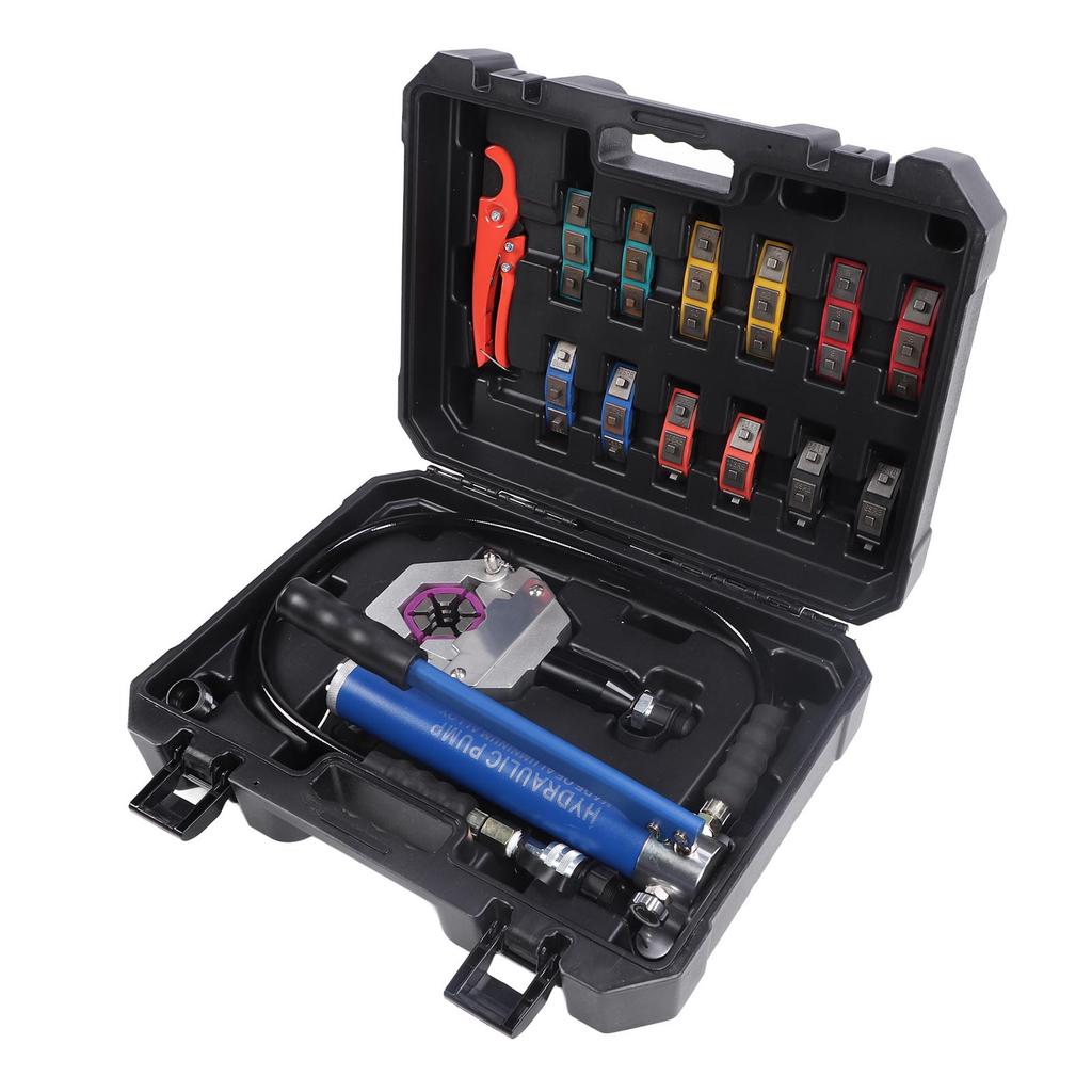 Hydraulic Hose Crimper Air Conditioner Hose Crimper Manual Crimping Tool with Pump for Repair