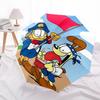 1pc Garfield & Odie Pirate Adventure: Automatic Opening Umbrella with Foldable Design, Iron Frame, Outdoor Use, Perfect Gift for Fans, Travelers, Dail
