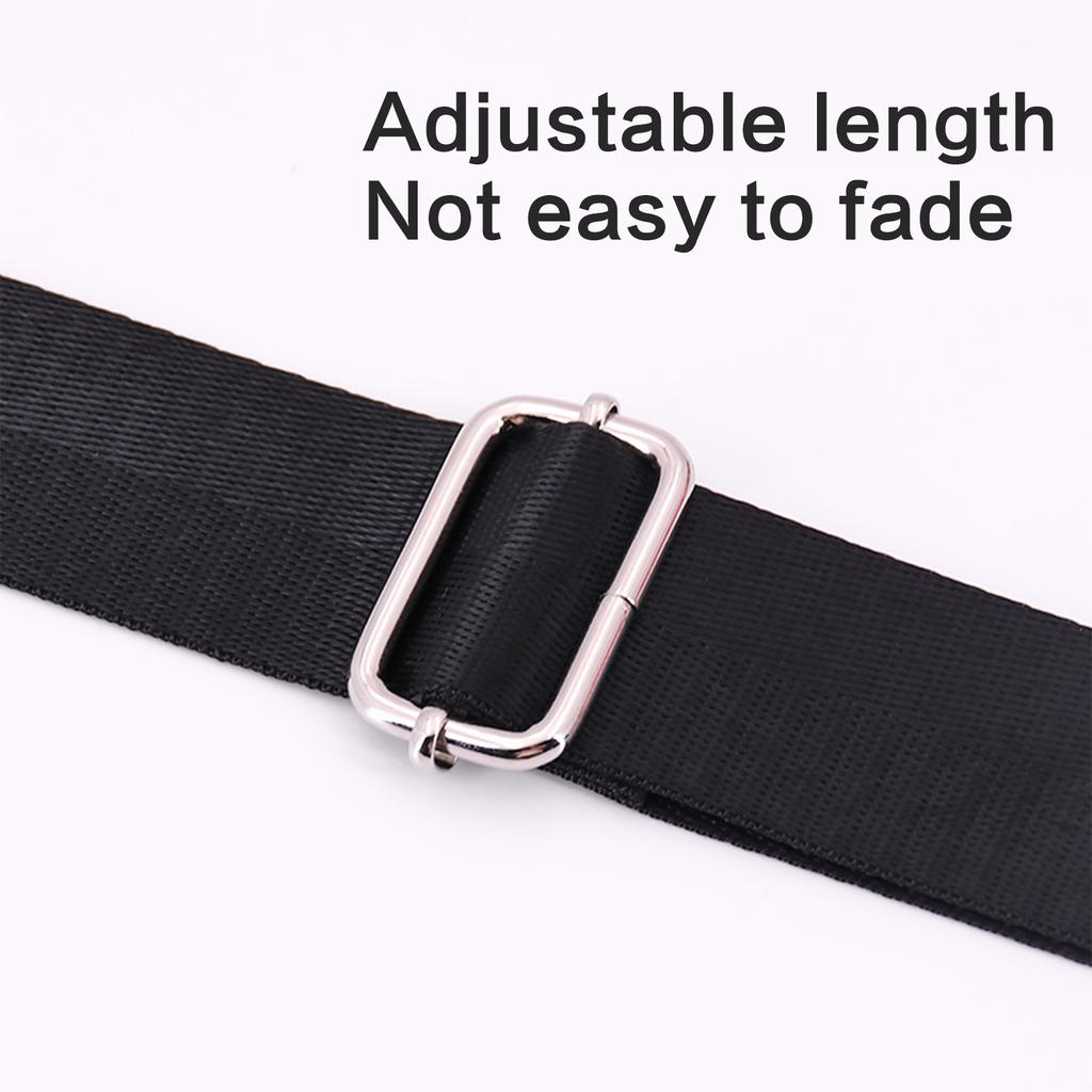 Ремень через плечо Широкий плечевой ремень Холщовый сменный ремень Регулируемый Однотонный Ремешок для сумки Аксессуары для сумки