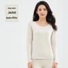 Women's Winter Velvet Silk Thermal Tops - Seamless, Thickened Cashmere for Autumn Warmth