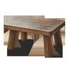 Youshu Solid Paulownia Wood Square Stool