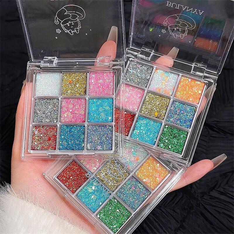 MERKLENINS Sparkling Stage Glitter Eyeshadow Palette